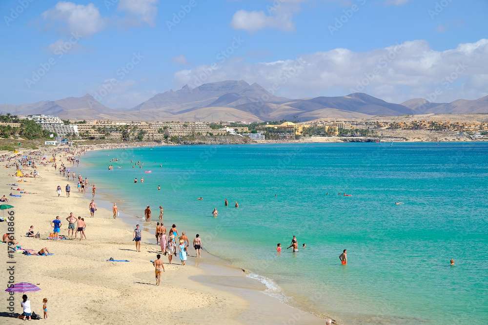 Plaża Fuerteventura, Wyspy Kanaryjskie puzzle online