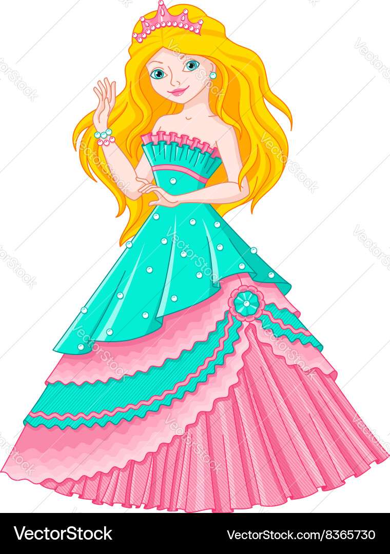 Princess mermaid vector image puzzle online