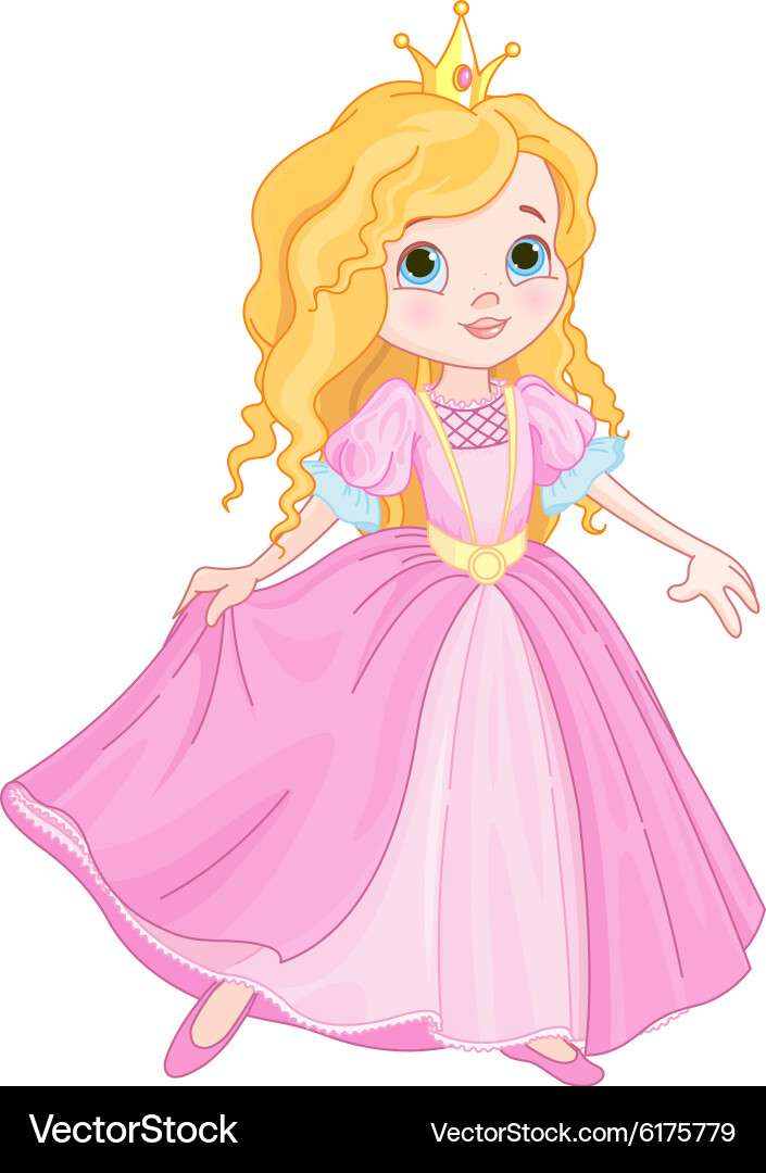 Princess vector image puzzle online