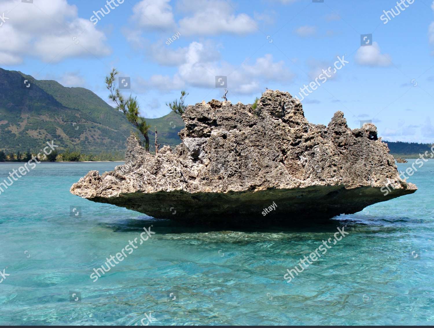 Crystal Rock, Mauritius puzzle online