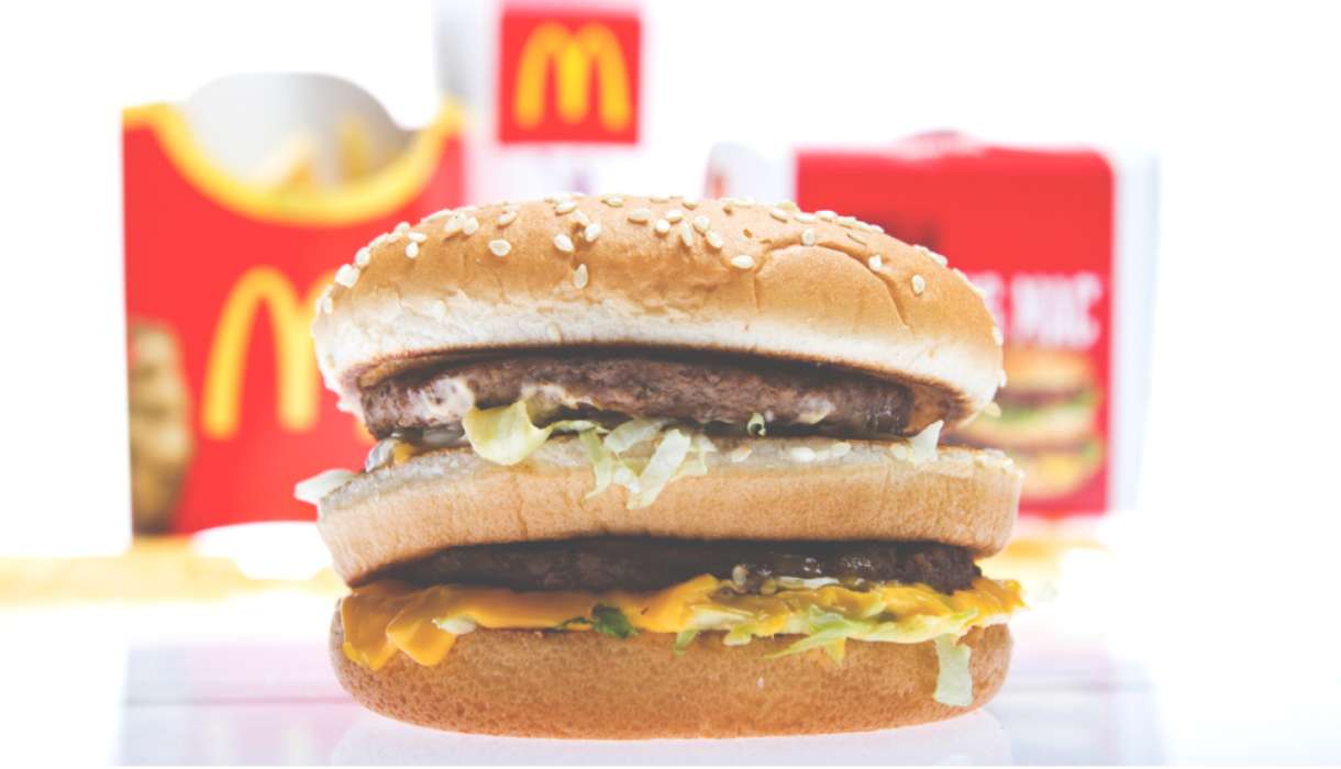 Jedzenie z McDonald's puzzle online