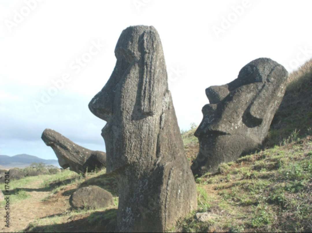 Moai Na Wyspach Wielkanocnych, Chile puzzle online