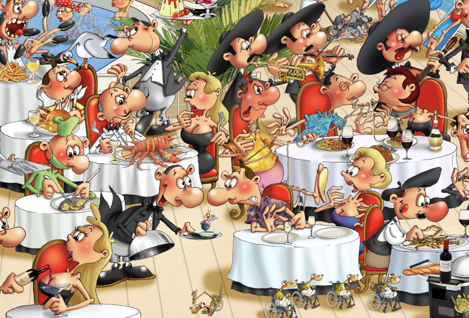 Fiesta w Restauracji puzzle online