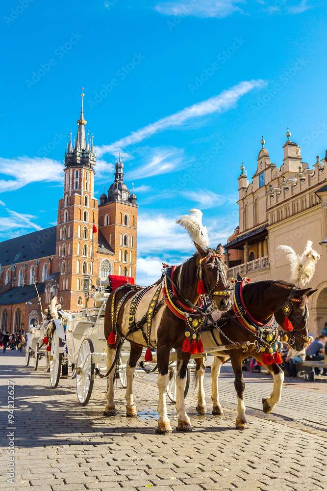 Bryczką Przez Kraków puzzle online