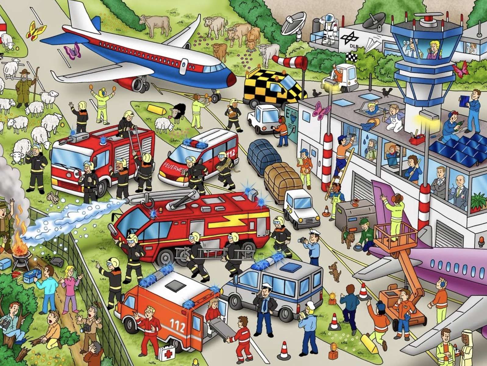 Au feu les pompiers puzzle online