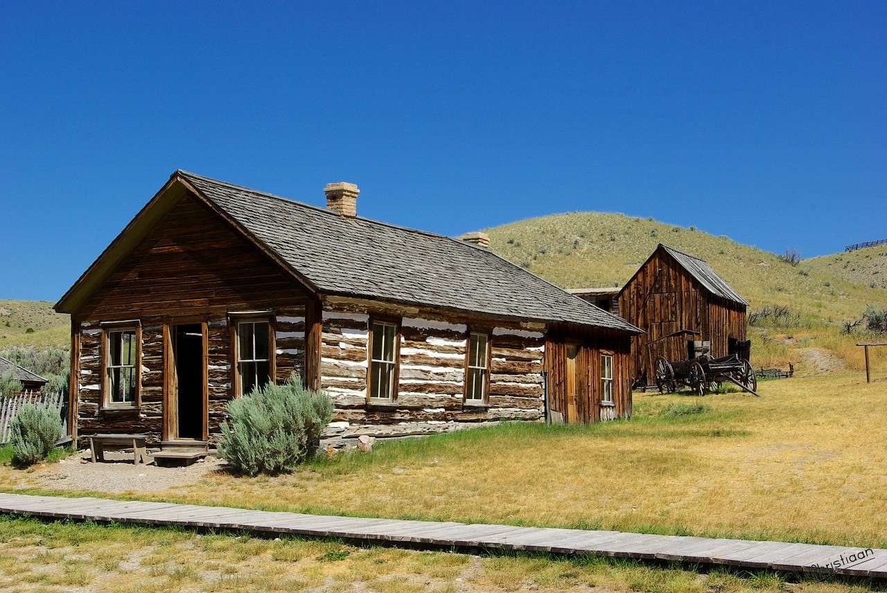 Dom Bannack Montana, Montana, USA. puzzle online