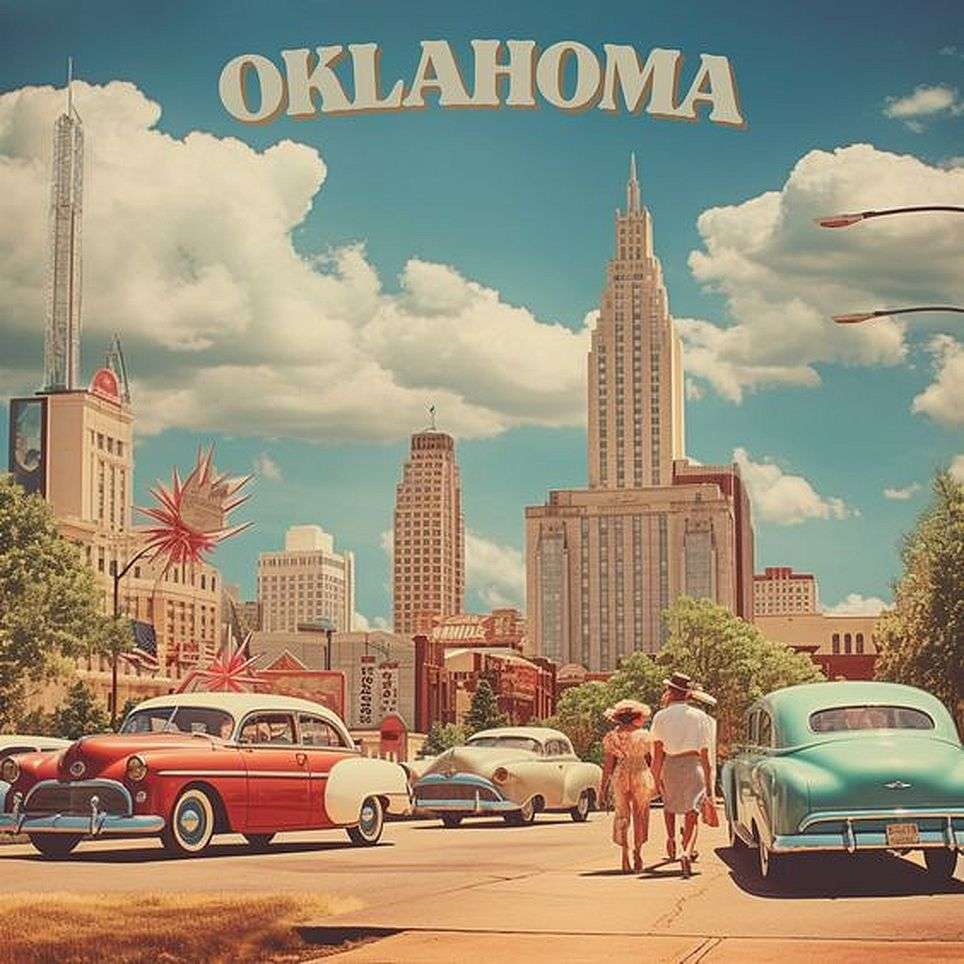 Vintage z Oklahomy, lata 50 puzzle online