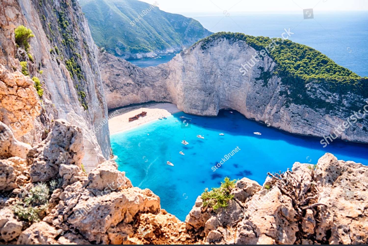 Plaża Navagio, Grecja puzzle online