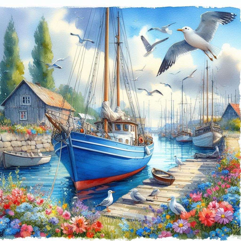 W porcie macierzystym puzzle online