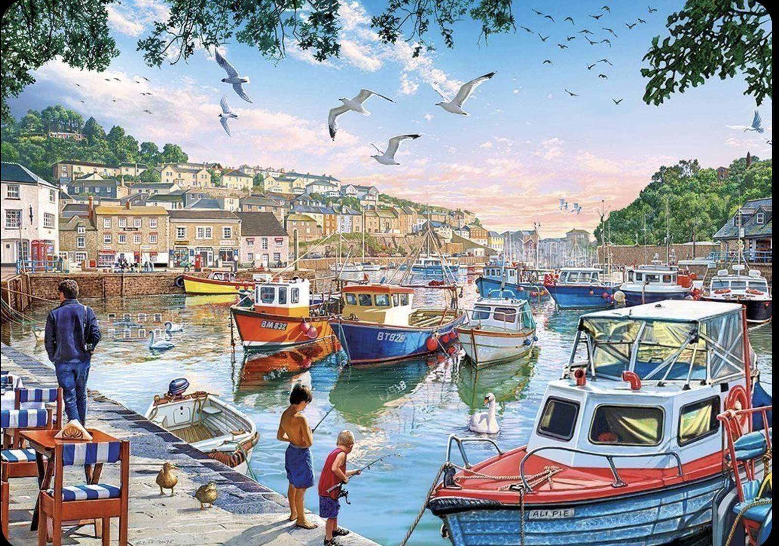 Un petit port bien spokojna puzzle online