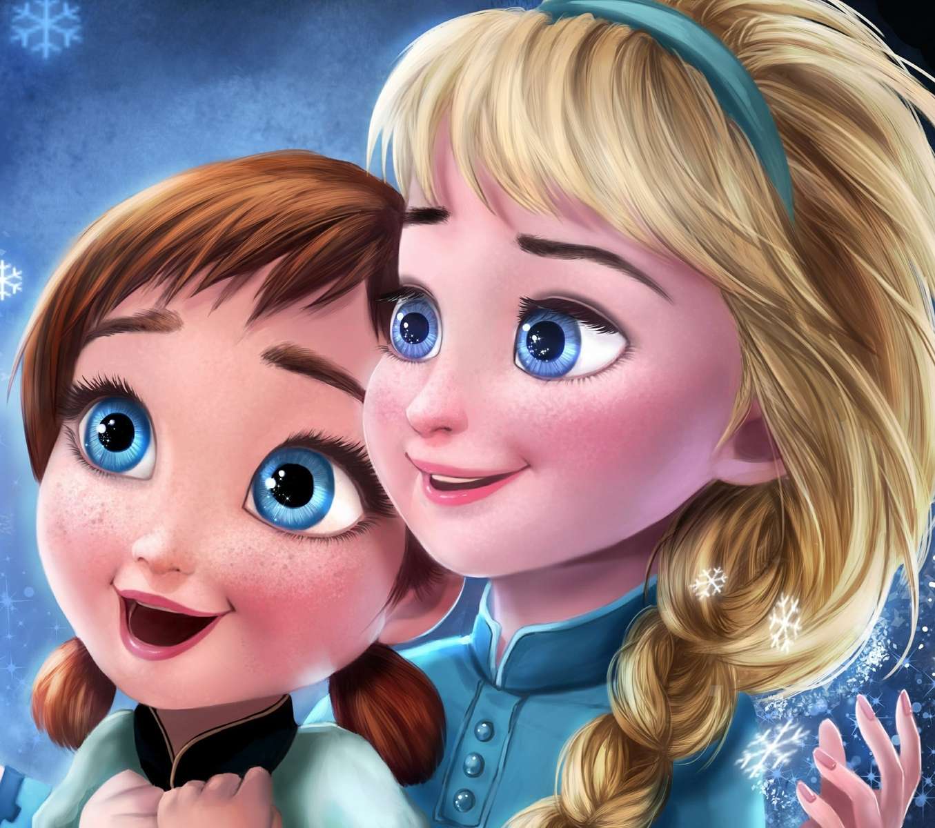 Anna i Elsa z Krainy lodu puzzle online