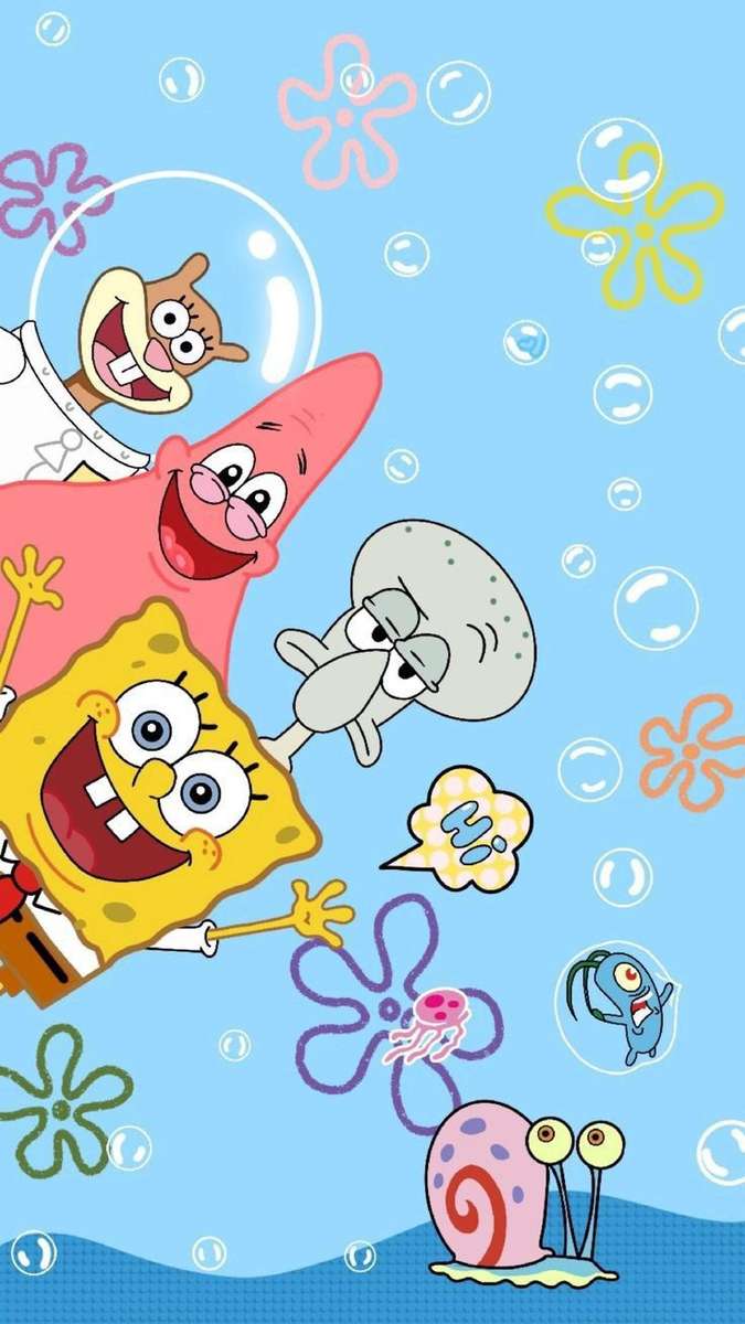 SPONGEBOB I PRZYJACIELE puzzle online