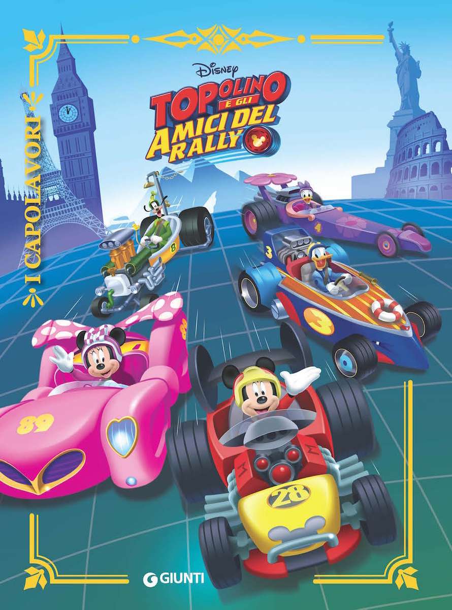 Topolino i przyjaciele rajdu puzzle online