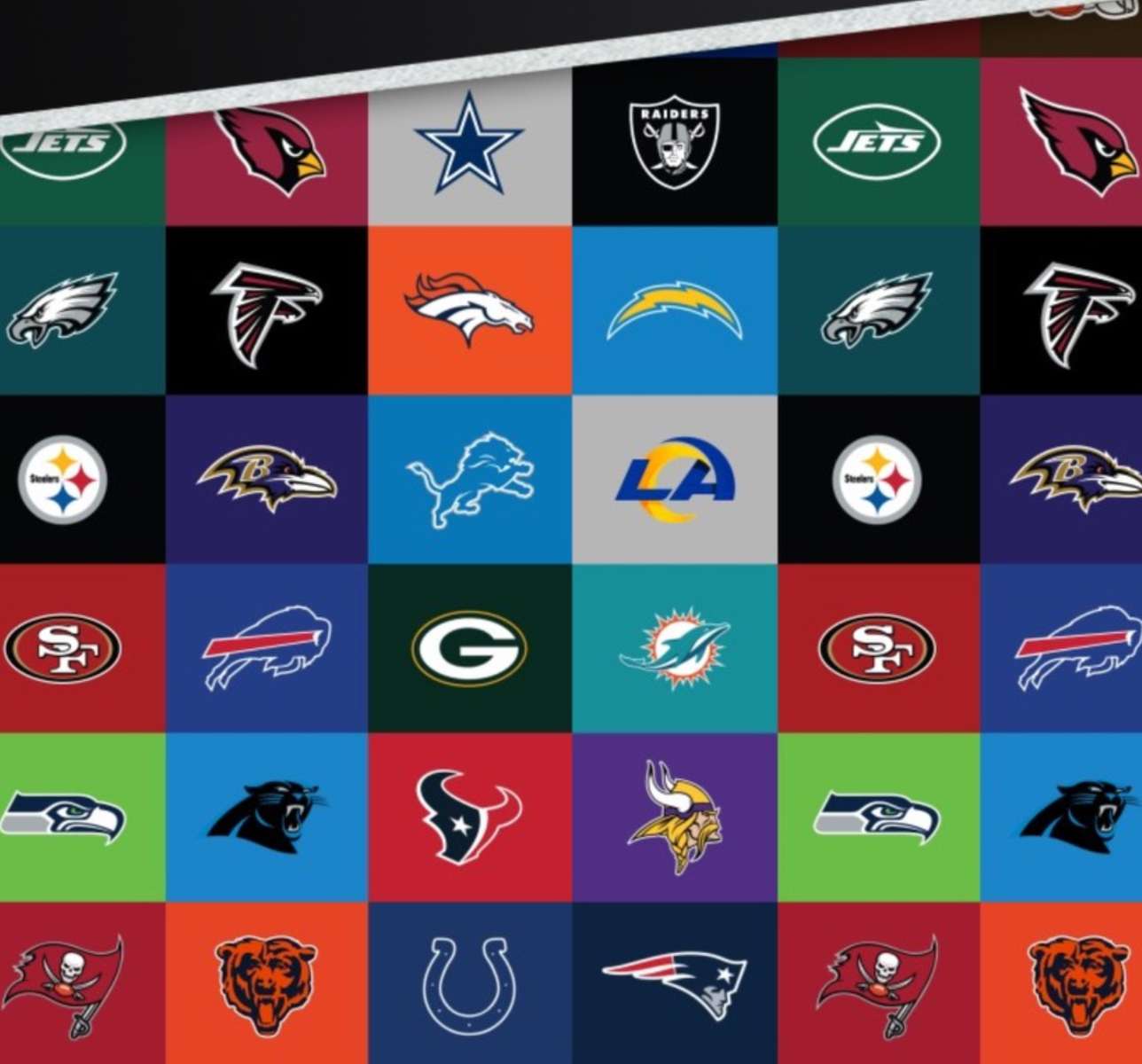 Niektóre drużyny NFL puzzle online