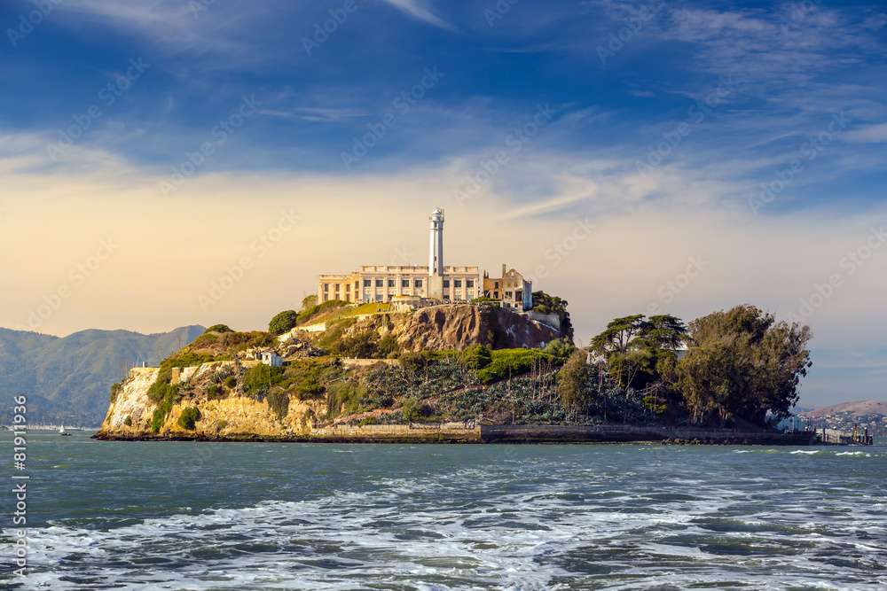 Wyspa Alcatraz San Francisco Kalifornia USA puzzle online