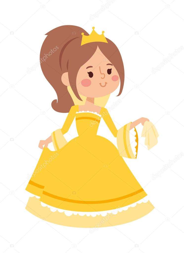 Princess vector character isolated Stock Vector by puzzle online