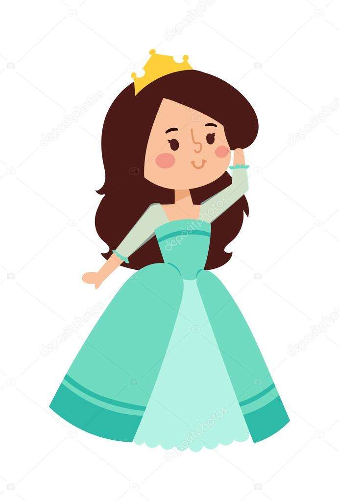 Princess vector character isolated Stock Vector by puzzle online