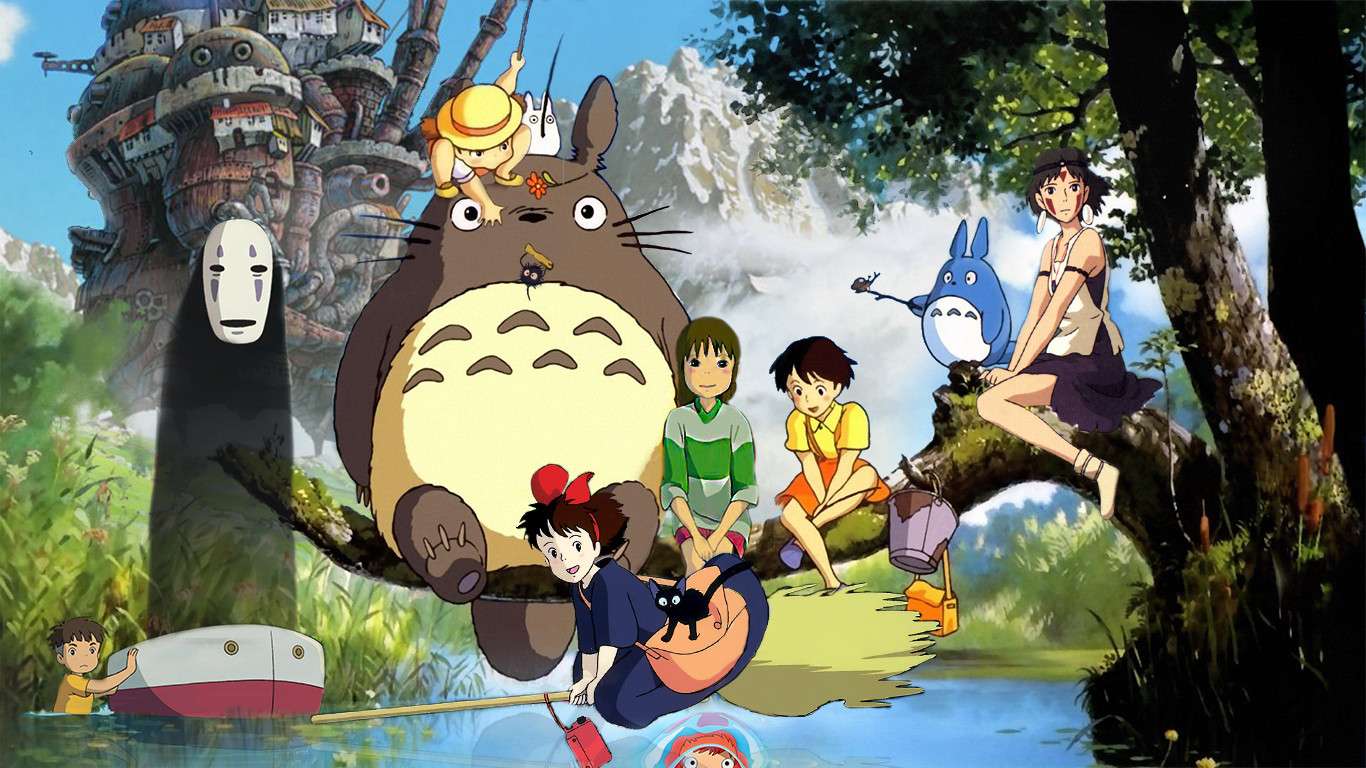 Studia Ghibli puzzle online