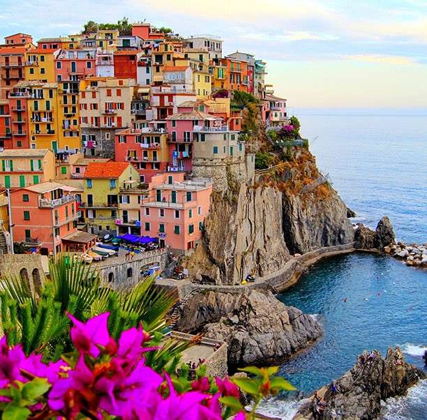 Nadmorskie miasteczko Manarola puzzle online