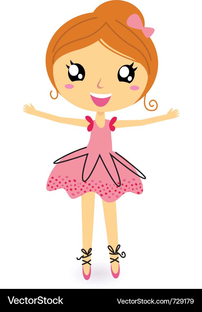 Dancing ballerina Royalty Free Vector Image - Vect puzzle online