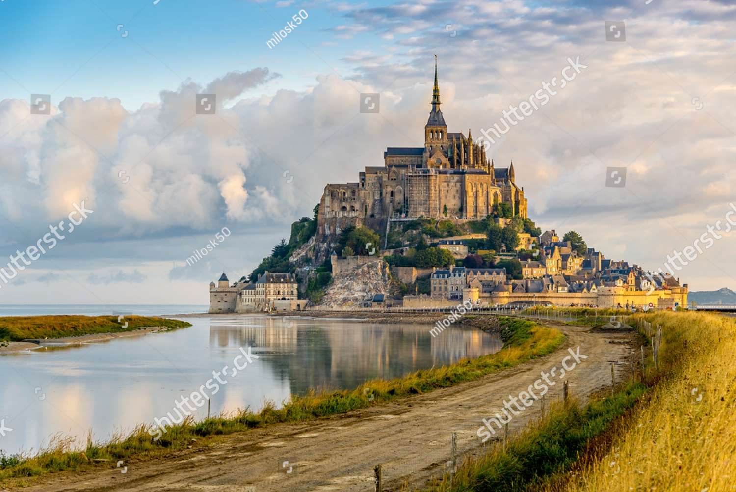 Mont Saint-Michel, Francja puzzle online