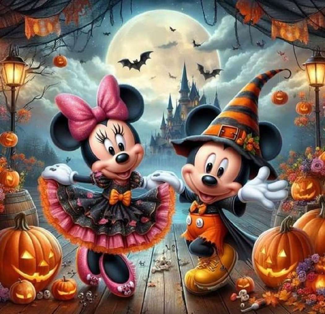 Przygotowane na Halloween puzzle online