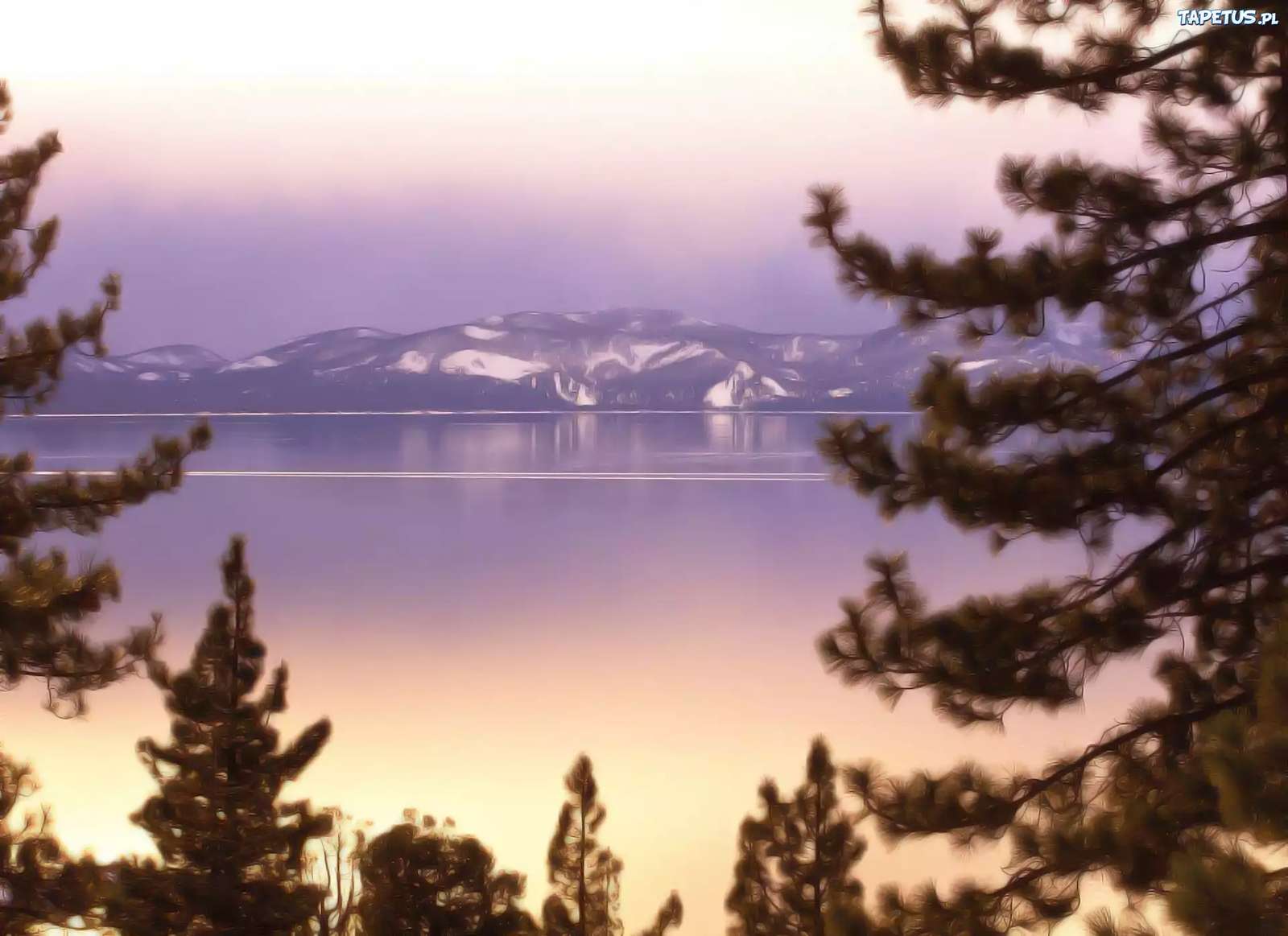 Jezioro Tahoe, USA puzzle online