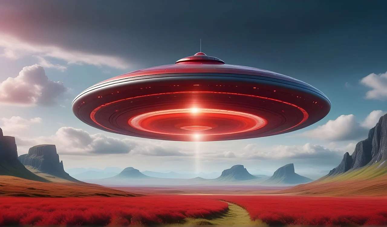 UFO, kosmos, gwiazdy puzzle online