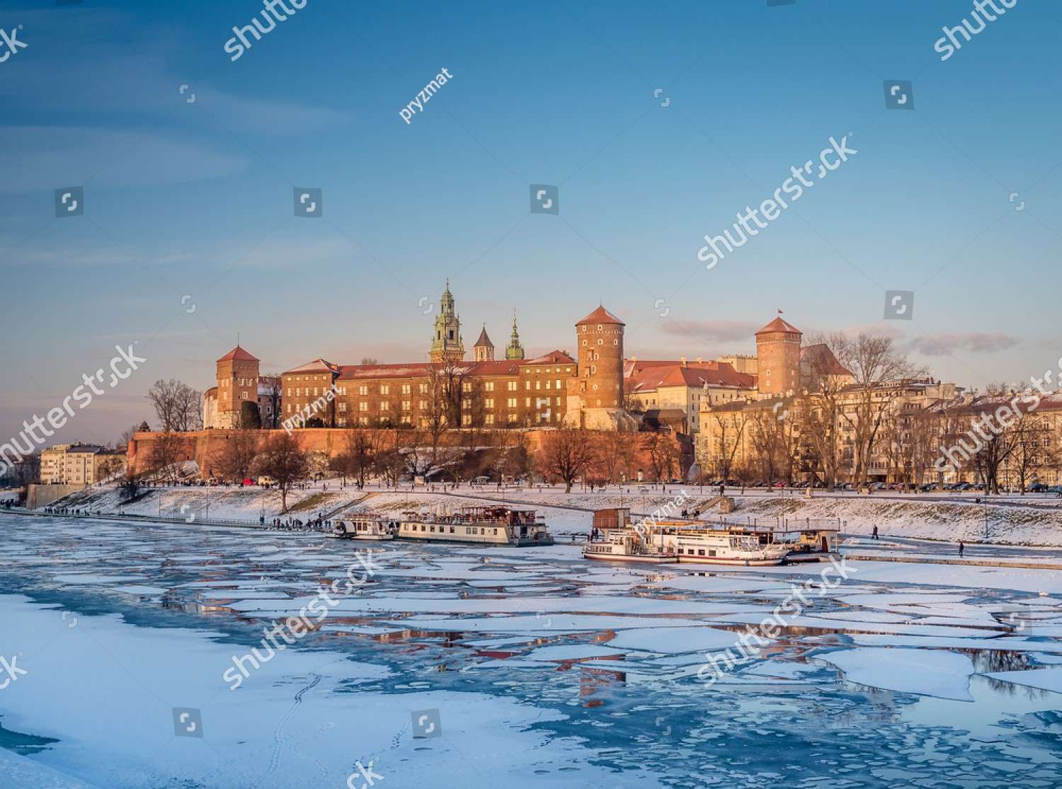 Zamek Wawel Zimą w Krakowie puzzle online