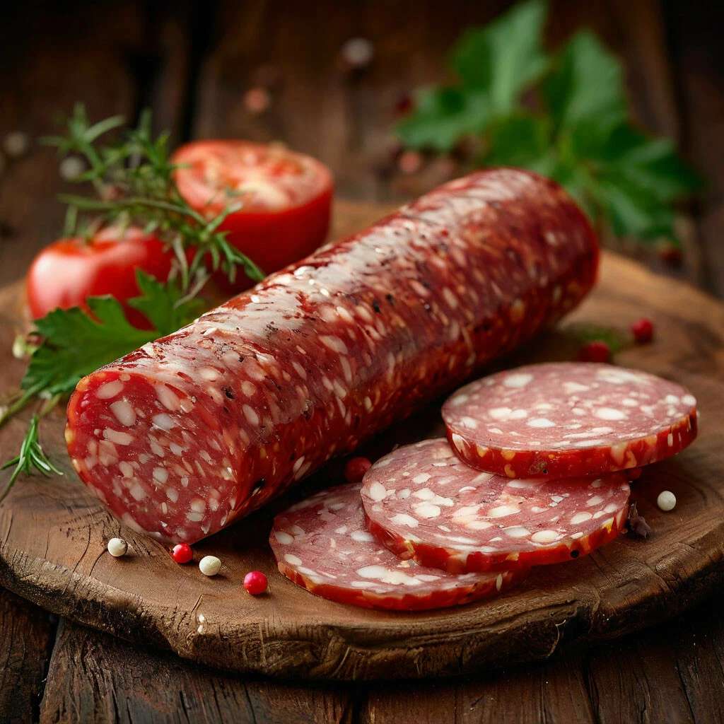 Kiełbasa salami puzzle online